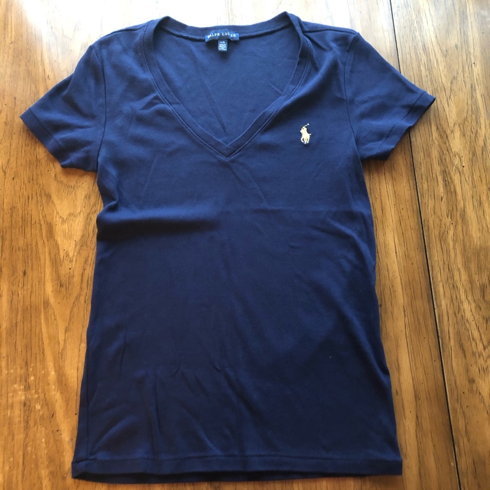 Polo Ralph Lauren V-Neck T-Shirt - Size L